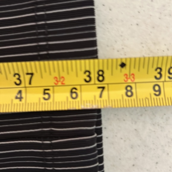 B.Moss Dress Women’s MEDIUM Black & White Wrap Front W/Tie Sleeveless - Picture 9 of 9